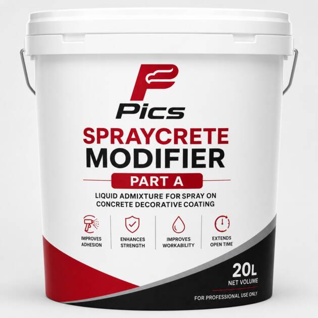 PICS SprayCrete Modifier